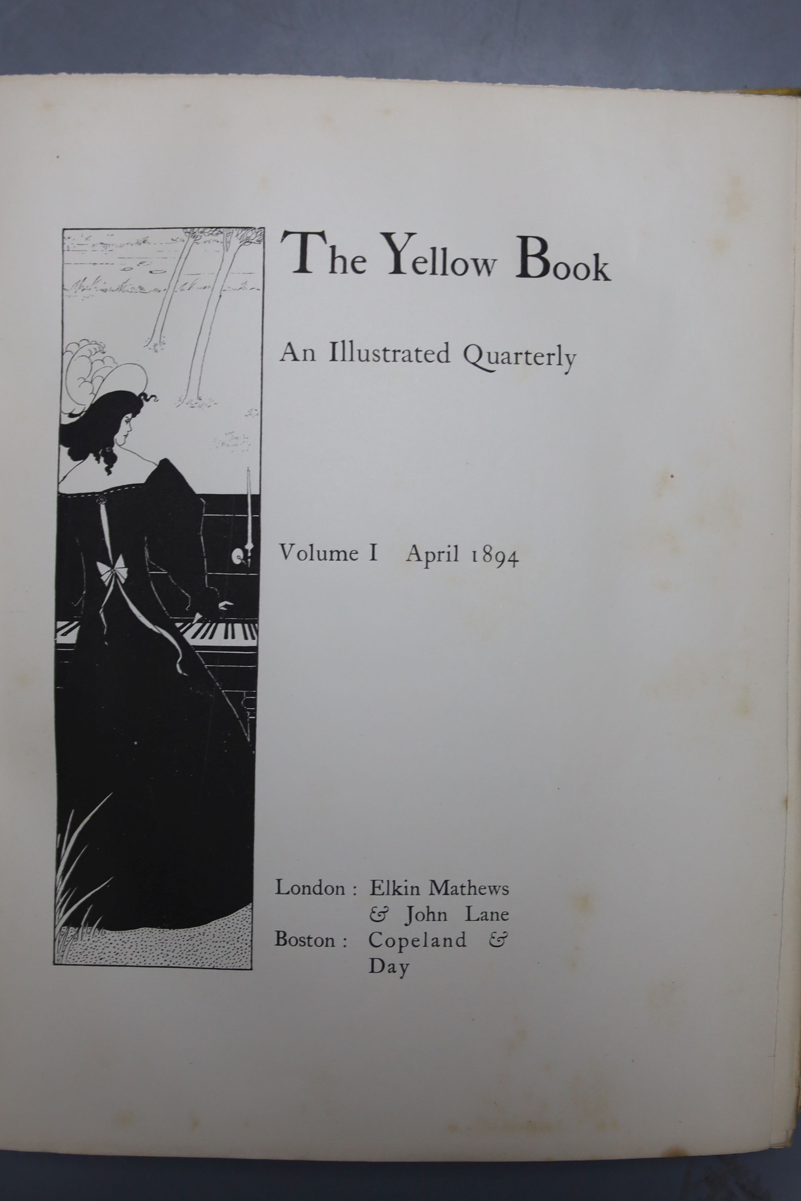 The yellow book, Volume 1, 1894